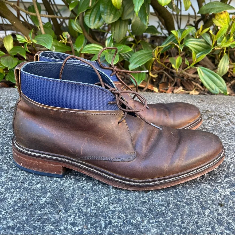 Cole Haan Colton Brown Leather Chukka Boots Men’s 11.5